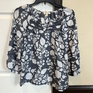 Combo Blu Small Blouse, Flower